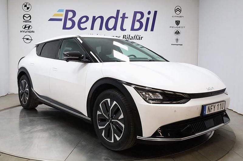 Vit Begagnad 2022 Kia EV6 GT-Line SUV | 339 500 kr (Bra pris) - Bild 1/3