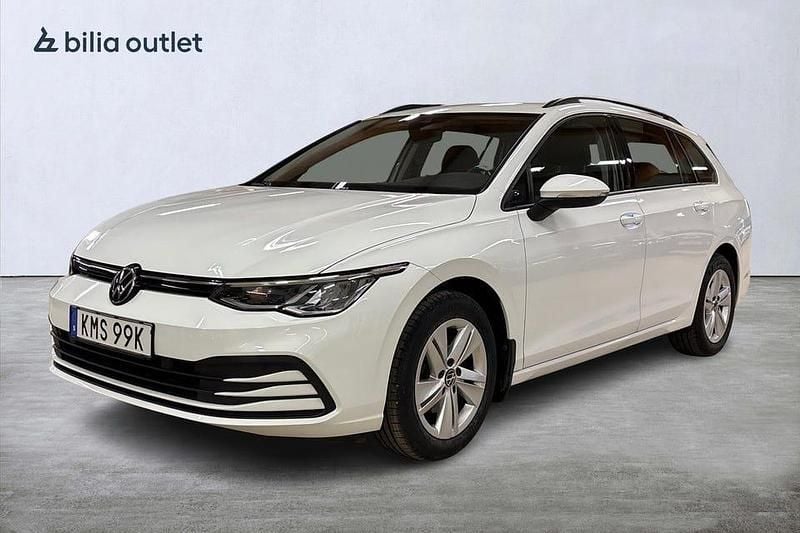 Vit Begagnad 2022 VW Golf VIII Kombi | 234 900 kr (Bra pris) - Bild 1/3