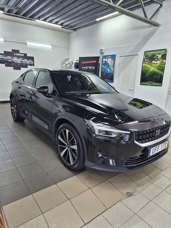 Svart Begagnad 2021 Polestar 2 Long Range Dual motor Sedan | 335 000 kr (Lite dyr) - Bild 1/4