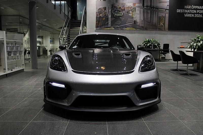 Ny Porsche 718 Cayman GT4 500 HK (367 kW) 2025 Silver Sportkupé