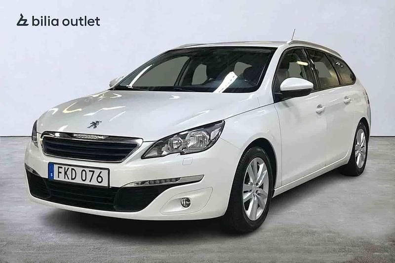 Vit Begagnad 2015 Peugeot 308 Kombi | 79 900 kr - Bild 1/1