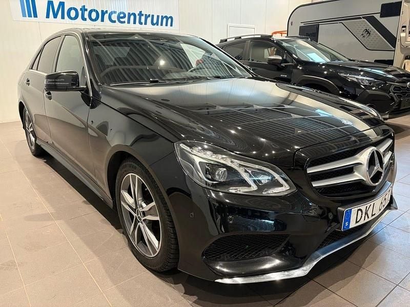 Begagnad Mercedes E220 AMG 170 HK (125 kW) 2014 Svart Sedan