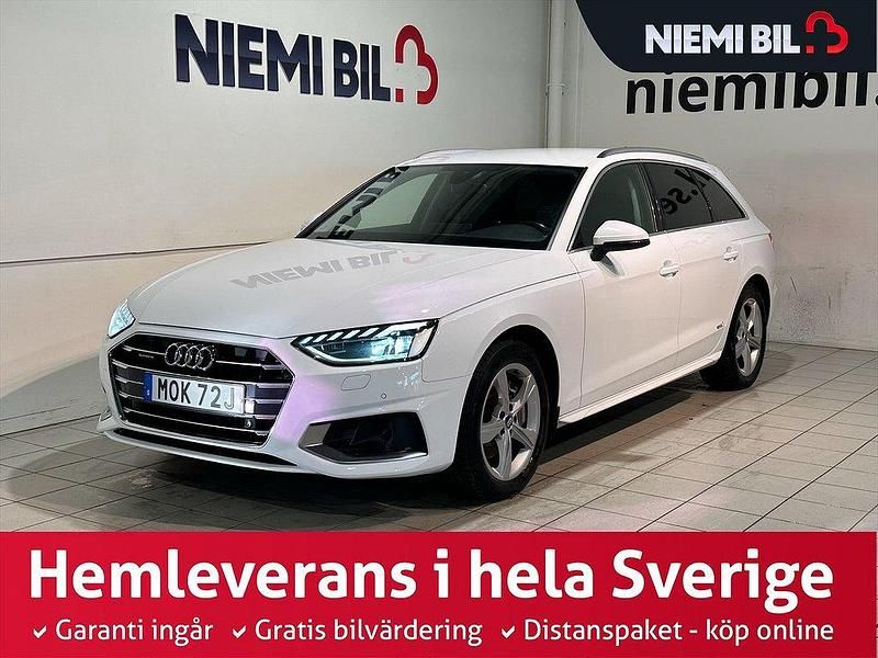 Vit Begagnad 2020 Audi A4 Advanced Kombi | 279 900 kr (Marknadspris) - Bild 1/3