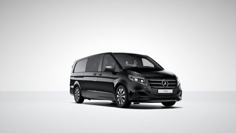 Svart Ny 2025 Mercedes Vito Minibuss | 873 750 kr (Lite dyr) - Bild 1/4