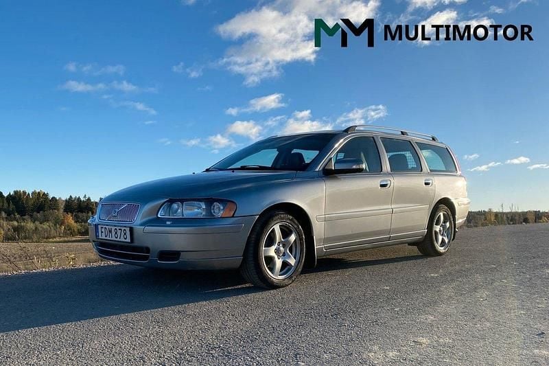 Silver Begagnad 2007 Volvo V70 Standard Kombi | 49 900 kr (Marknadspris) - Bild 1/4