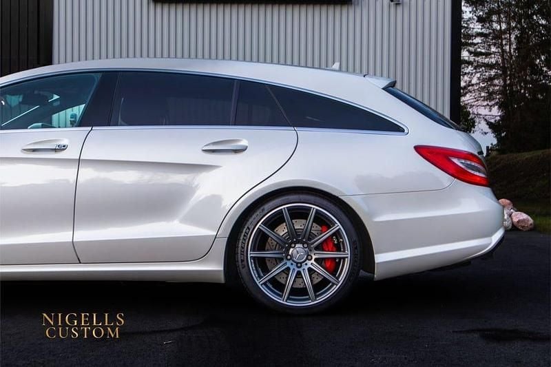 Begagnad Mercedes CLS63 AMG AMG 585 HK (430 kW) 2014 Vit Kombi
