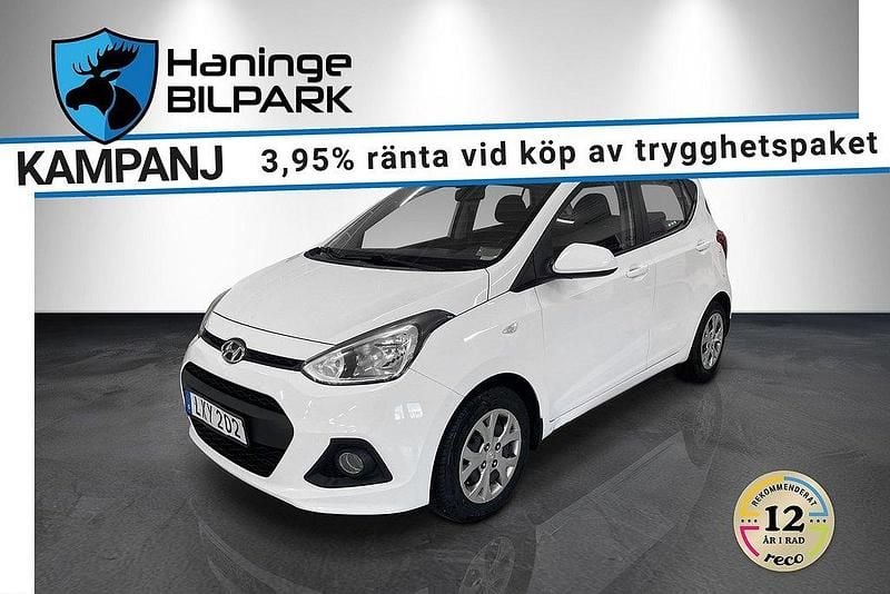 Vit Begagnad 2014 Hyundai i10 Comfort Halvkombi | 79 900 kr (Marknadspris) - Bild 1/2