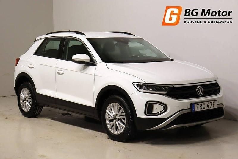 Vit Begagnad 2022 VW T-Roc SUV | 199 900 kr (Marknadspris) - Bild 1/3