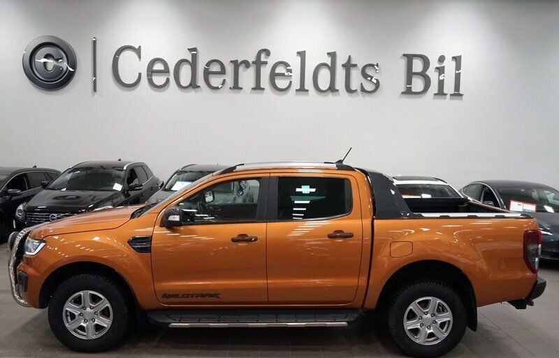 Orange Begagnad 2020 Ford Ranger Pickup | 329 900 kr (Bra pris) - Bild 1/3