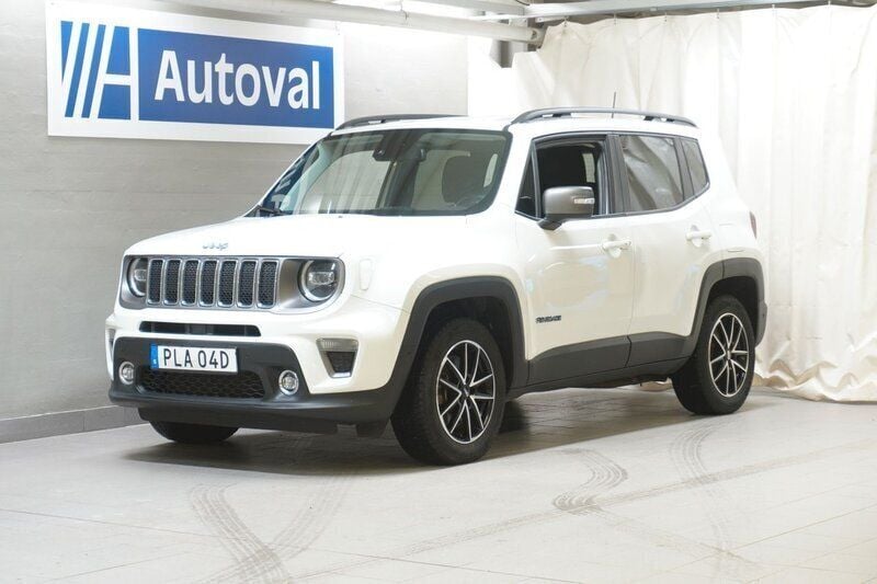 Vit Begagnad 2020 Jeep Renegade SUV | 239 700 kr (Lite dyr) - Bild 1/4