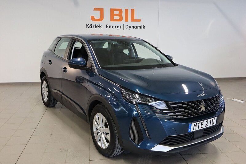 Blå Begagnad 2020 Peugeot 3008 Active Sedan | 214 900 kr (Marknadspris) - Bild 1/4
