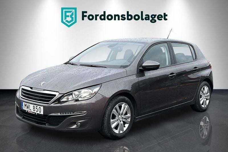 Grå Begagnad 2015 Peugeot 308 Active Halvkombi | 79 900 kr (Marknadspris) - Bild 1/4