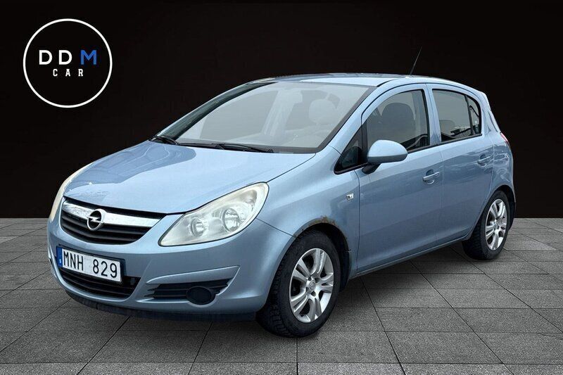 Blå Begagnad 2008 Opel Corsa Halvkombi | 19 900 kr (Dyr) - Bild 1/4