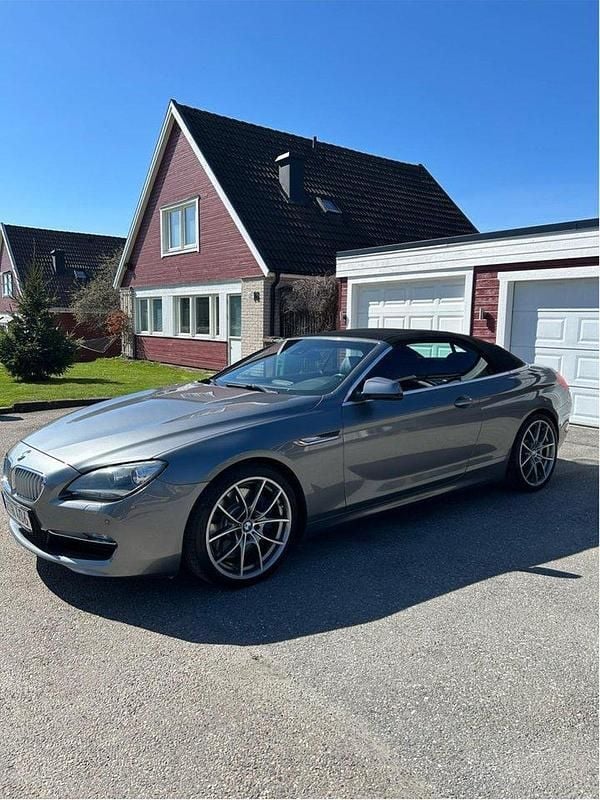 Grå Begagnad 2011 BMW 650 Cabriolet Cab | 249 900 kr - Bild 1/4