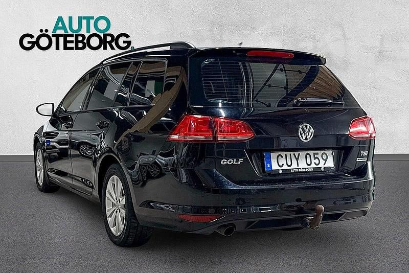 Begagnad VW Golf VII 105 HK (77 kW) 2014 Svart Kombi