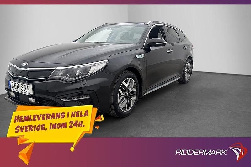 Begagnad Kia Optima Hybrid Sport 2019 Svart Sedan