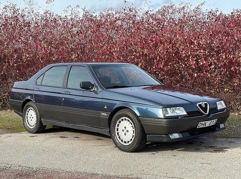Blå Begagnad 1994 Alfa Romeo 164 Sedan | 35 000 kr - Bild 1/4