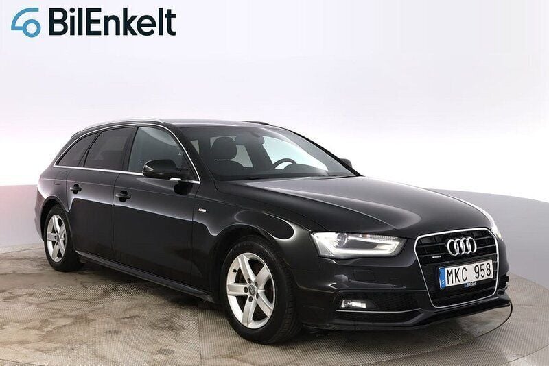 Svart Begagnad 2013 Audi A4 S-Line Kombi | 114 900 kr (Marknadspris) - Bild 1/4