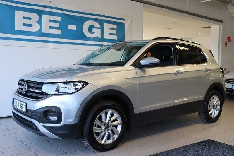 Silver Begagnad 2023 VW T-Cross SUV | 194 900 kr (Marknadspris) - Bild 1/4