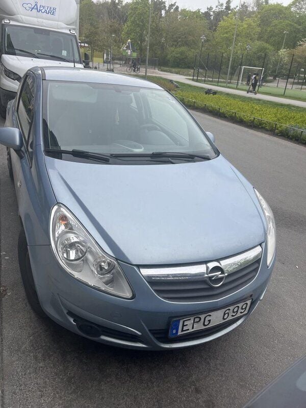 Blå Begagnad 2008 Opel Corsa Halvkombi | 14 500 kr (Superpris) - Bild 1/3