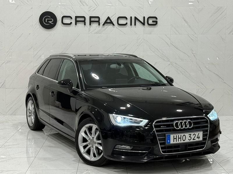 Svart Begagnad 2014 Audi A3 Sportback Halvkombi | 129 900 kr (Marknadspris) - Bild 1/4
