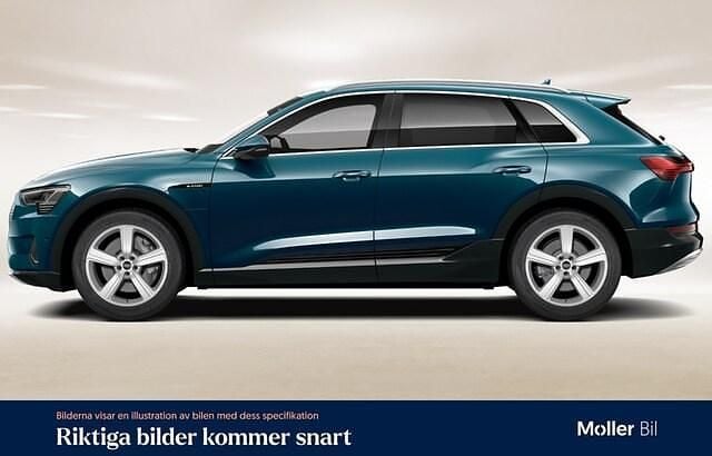 Begagnad Audi e-tron Advanced 300 kW (408 HK) 2021 Blå SUV