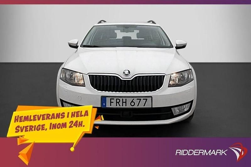 Begagnad Skoda Octavia Ambition 110 HK (80 kW) 2016 Vit Halvkombi
