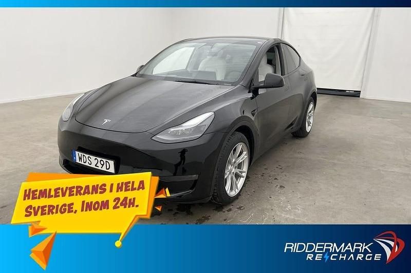 Svart Begagnad 2021 Tesla Model Y Long Range AWD SUV | 344 800 kr (Marknadspris) - Bild 1/4