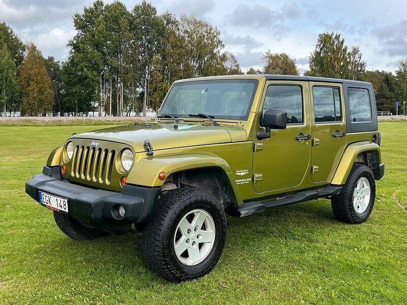 Grön Begagnad 2006 Jeep Wrangler Unlimited SUV | 129 000 kr (Superpris) - Bild 1/4