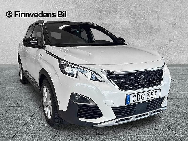 Vit Begagnad 2020 Peugeot 3008 GT SUV | 249 000 kr (Marknadspris) - Bild 1/4