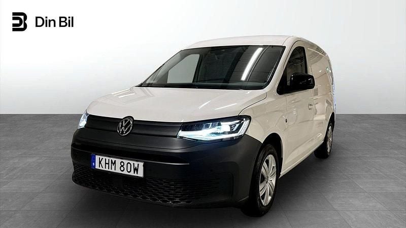 Vit (candyvit) Ny 2025 VW Caddy Maxi Minibuss | 409 800 kr (Superpris) - Bild 1/4