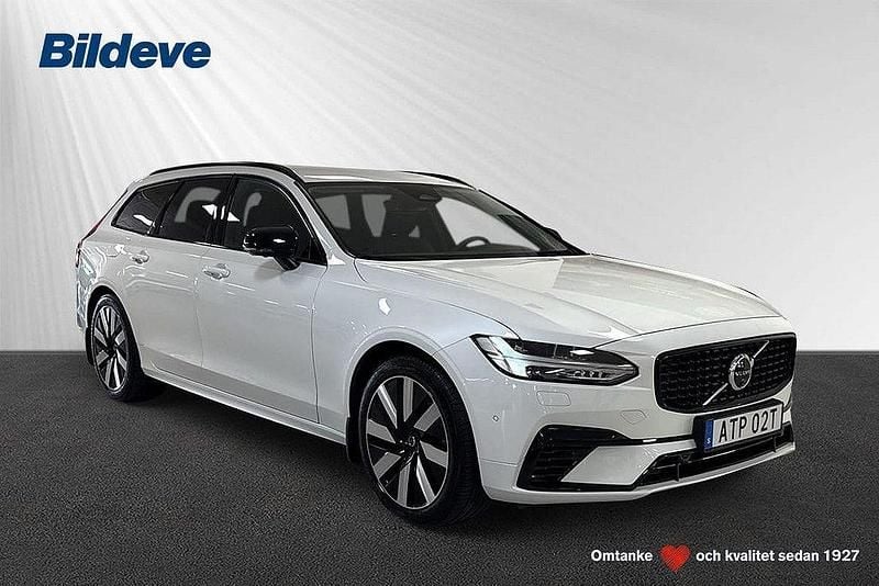 Vit Begagnad 2024 Volvo V90 Plus Kombi | 474 900 kr (Marknadspris) - Bild 1/4