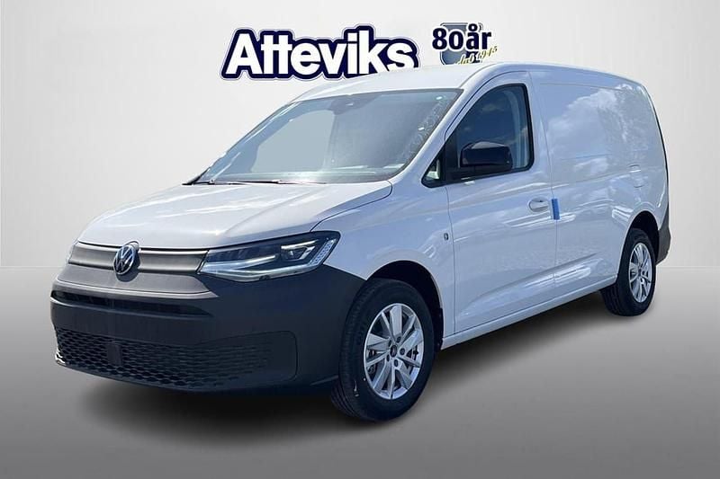 Vit Ny 2025 VW Caddy Maxi Minibuss | 399 875 kr (Superpris) - Bild 1/4