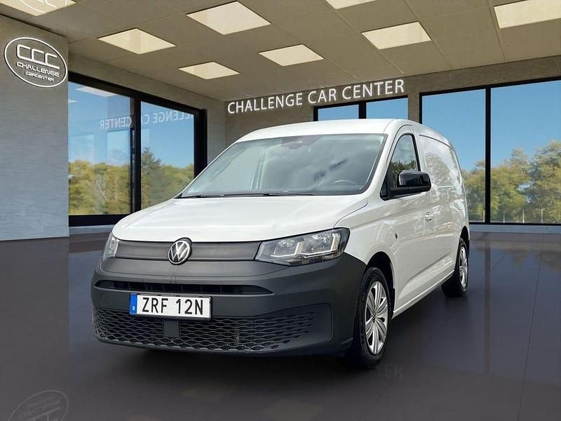 Vit Begagnad 2023 VW Caddy Maxi Minibuss | 199 900 kr (Bra pris) - Bild 1/4