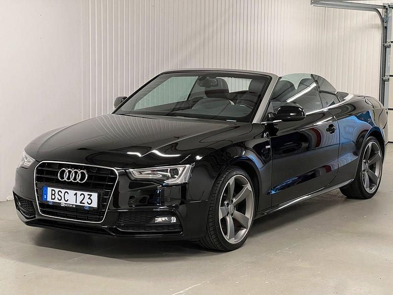 Begagnad Audi A5 Cabriolet Comfort 177 HK (130 kW) 2014 Svart Cab