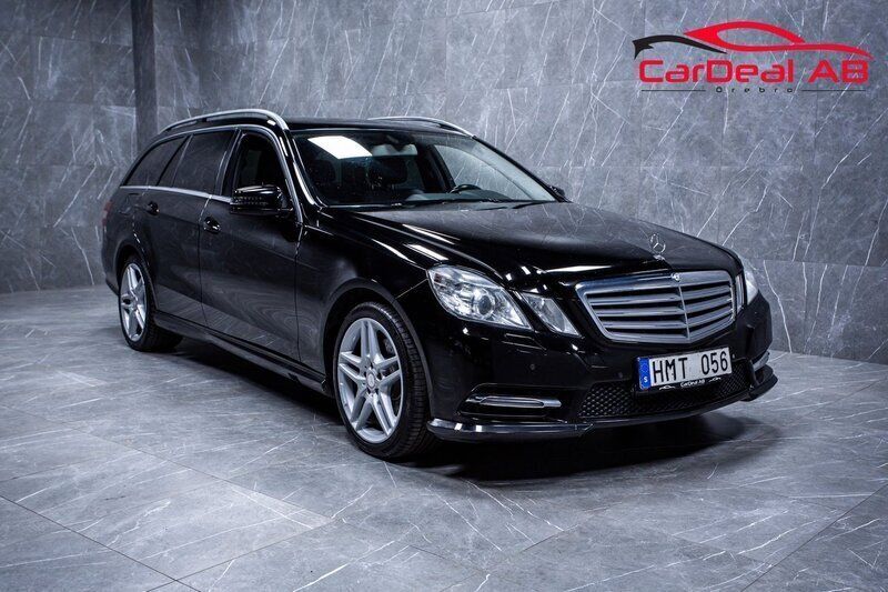Svart Begagnad 2013 Mercedes E200 Kombi | 114 800 kr (Marknadspris) - Bild 1/4