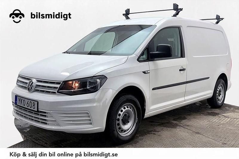 Vit Begagnad 2017 VW Caddy Maxi Minibuss | 169 800 kr (Marknadspris) - Bild 1/3
