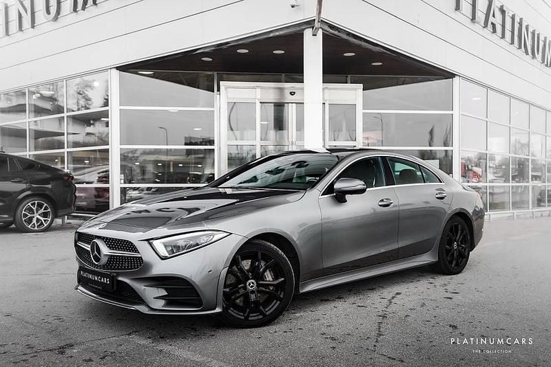 Grå Begagnad 2019 Mercedes CLS450 AMG Sportkupé | 399 000 kr - Bild 1/4