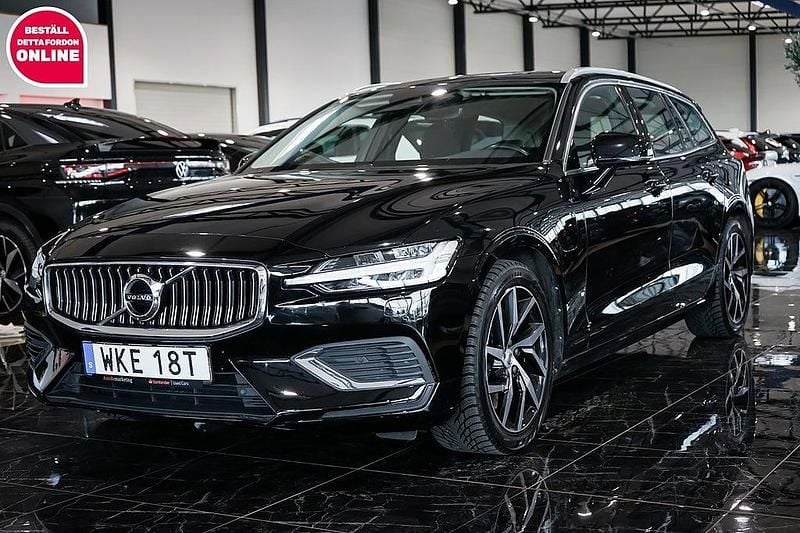 Svart Begagnad 2021 Volvo V60 Inscription Kombi | 279 500 kr (Superpris) - Bild 1/4