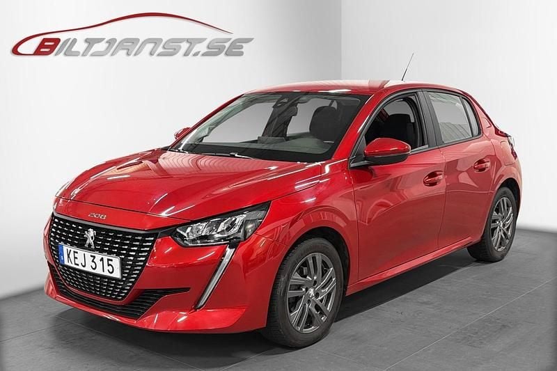 Röd Begagnad 2021 Peugeot 208 Active Halvkombi | 139 900 kr (Bra pris) - Bild 1/4