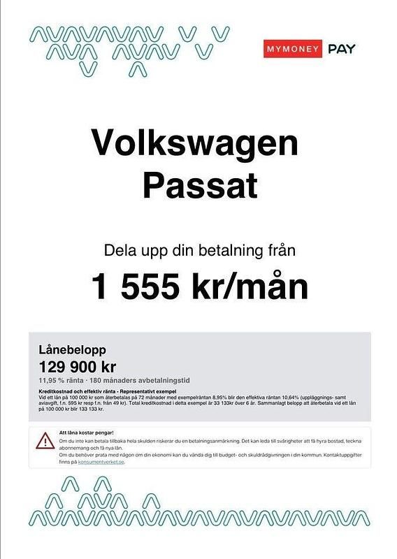 Begagnad VW Passat 170 HK (125 kW) 2016 Vit