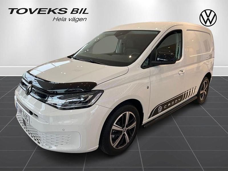 Vit (candyvit) Ny 2025 VW Caddy Minibuss | 443 750 kr (Dyr) - Bild 1/4