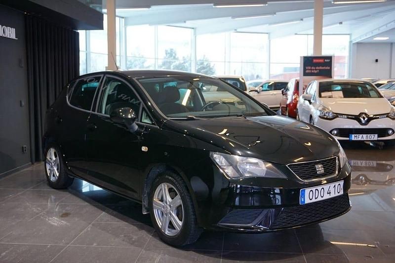 Begagnad Seat Ibiza Style 90 HK (66 kW) 2016 Svart Halvkombi