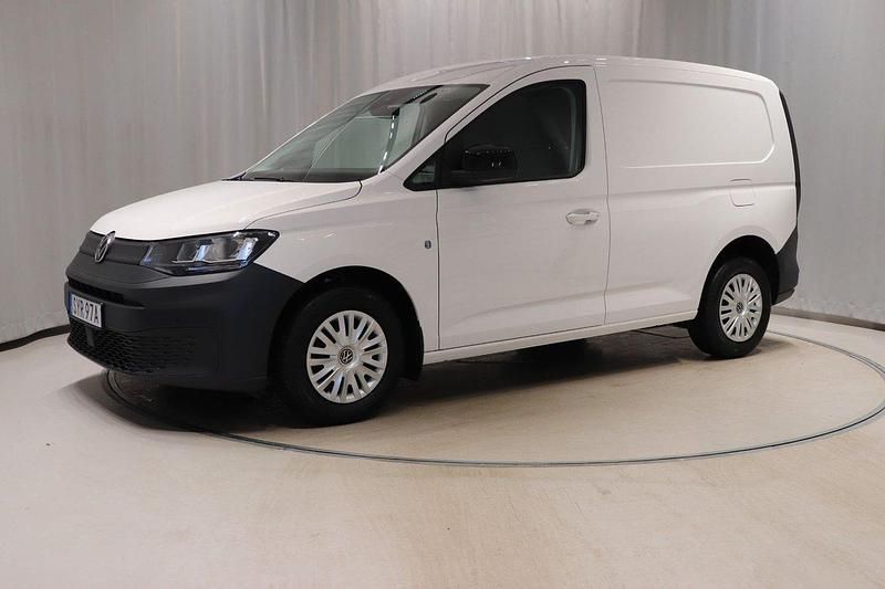 Vit (candyvit) Begagnad 2023 VW Caddy Minibuss | 208 900 kr (Superpris) - Bild 1/4