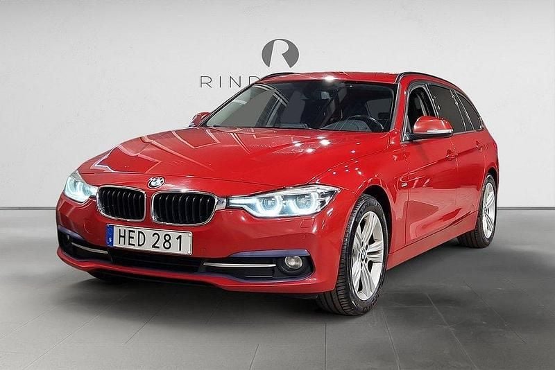 Röd Begagnad 2016 BMW 320 Sport Line Kombi | 129 900 kr (Bra pris) - Bild 1/3