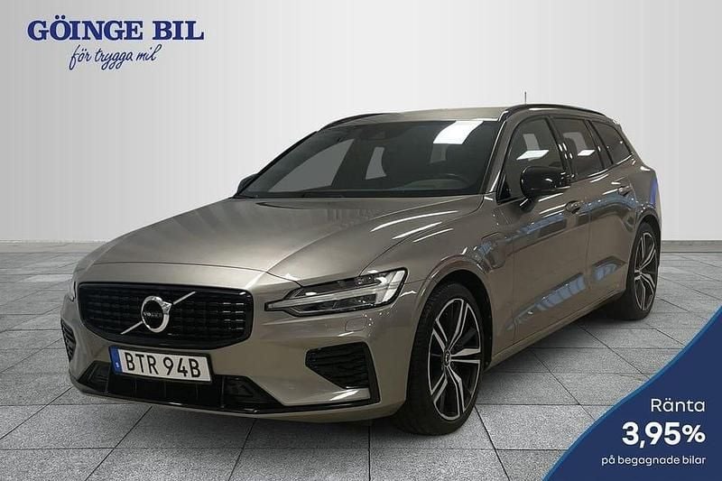 Grå Begagnad 2021 Volvo V60 R-Design Kombi | 349 000 kr (Lite dyr) - Bild 1/2