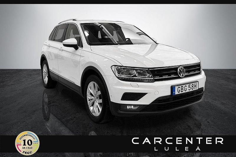 Vit Begagnad 2020 VW Tiguan SUV | 264 900 kr (Bra pris) - Bild 1/4
