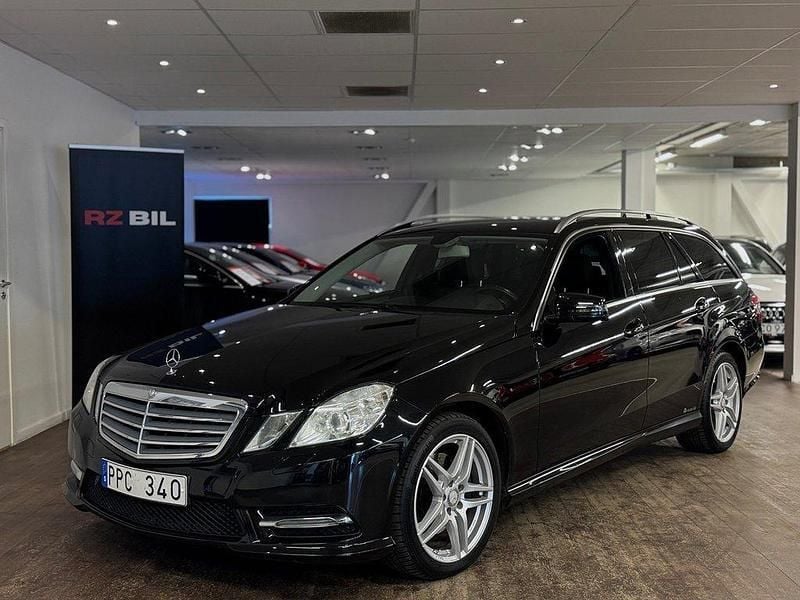 Svart Begagnad 2012 Mercedes E200 AMG Kombi | 139 900 kr (Marknadspris) - Bild 1/3