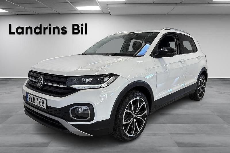 Vit Begagnad 2022 VW T-Cross GT SUV | 215 300 kr (Marknadspris) - Bild 1/4