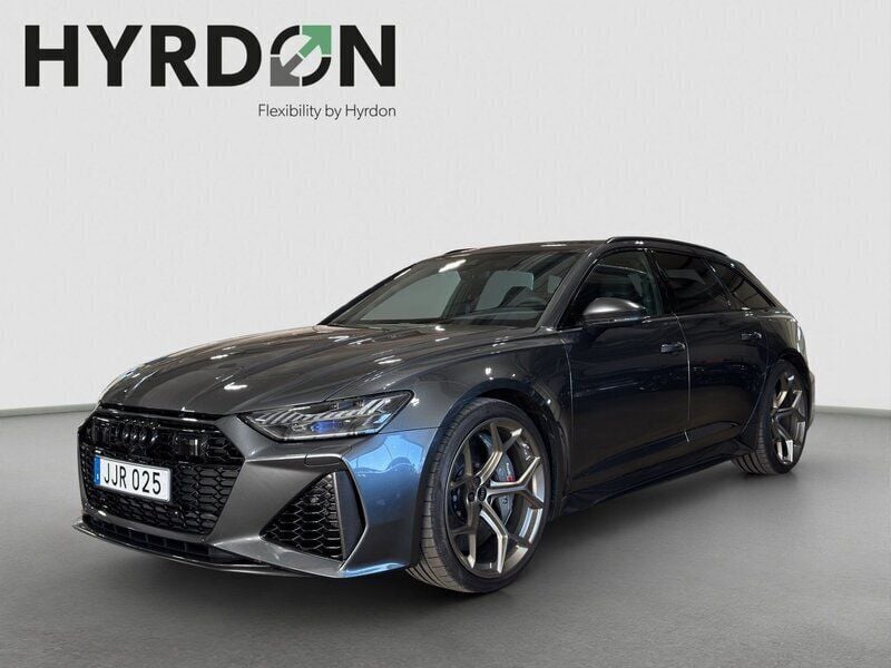 Grå Begagnad 2023 Audi RS6 Performance Kombi | 1 590 000 kr (Dyr) - Bild 1/4
